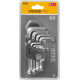 HEX keys set 9pcs, Strend Pro, with ball HEX keys set 9pcs, Strend Pro, with ball