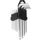 HEX keys set  9pcs  1,5-10mm with ball