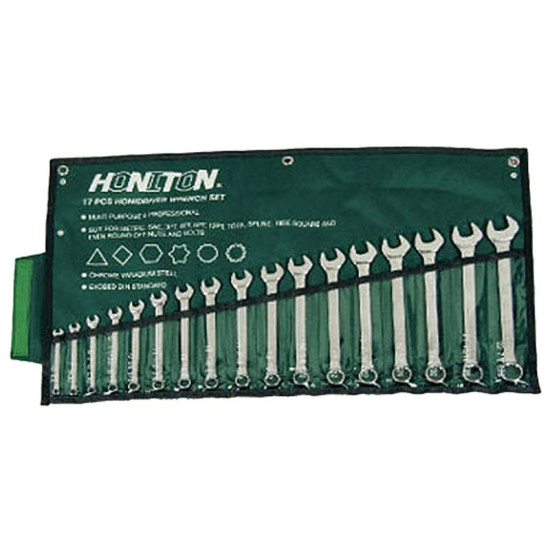 Combination wrench set 17pcs Honiton Combination wrench set 17pcs Honiton
