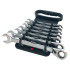 Ratchet spanner set 7pcs Honiton