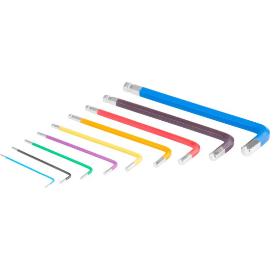 Strend Pro wrench set, 9 parts, Hex, Cr-V, Allen key