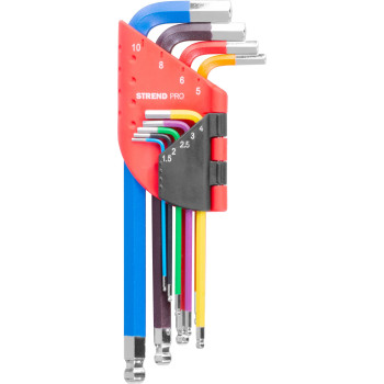 Strend Pro wrench set, 9 parts, Hex, Cr-V, Allen key