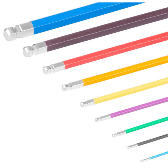 Strend Pro wrench set, 9 parts, Hex, Cr-V, Allen key