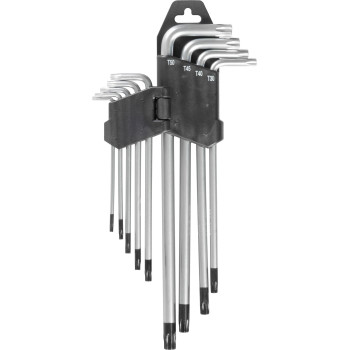 TORX keys set 9 pcs, Strend Pro, T10-T50mm