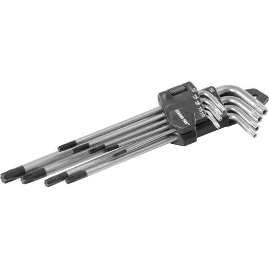 TORX atslēgu komplekts 9gab, Strend Pro, T10-T50mm TORX atslēgu komplekts 9gab, Strend Pro, T10-T50mm