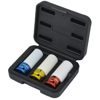 Whirlрower®Набор головок для колесных дисков  1274-1703, 3 шт., 1/2", 17-19-21 мм