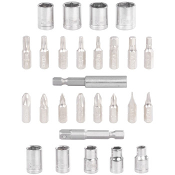 Набор насадок и головок Strend рro, 27 шт., + держатель бит