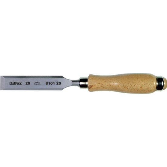 Chisel Narex 8101 12 • 12/126/264 mm, flat, wooden, Cr-Mn
