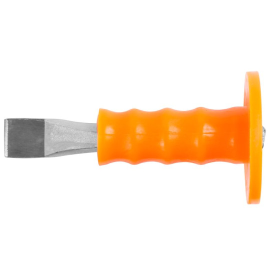 Meisele plakana 150mm Strend Pro, + PVC rokturis Meisele plakana 150mm Strend Pro, + PVC rokturis