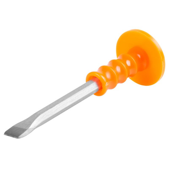 Meisele plakana 200mm Strend Pro, + PVC rokturis Meisele plakana 200mm Strend Pro, + PVC rokturis