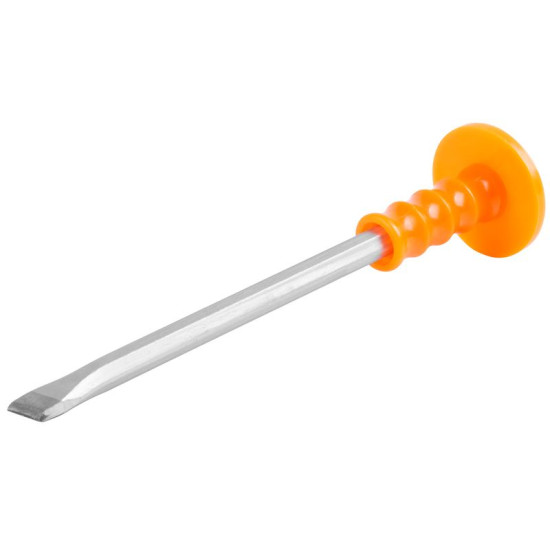 Зубило плоское 350 мм Strend рro, +ручка из PVC