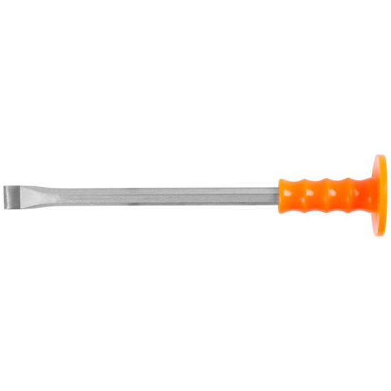 Зубило плоское 350 мм Strend рro, +ручка из PVC