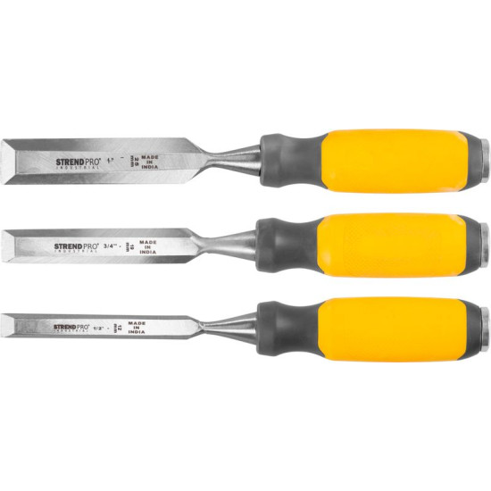 Набор стамесок Strend Pro Premium,  12-19-25 мм