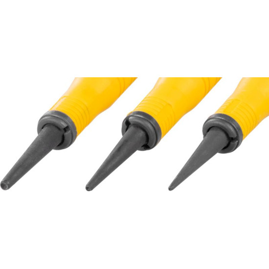 Набор добойников Strend Pro Premium, 3 предмета, двухкомпонентная ручка, 1-2-3"/32"