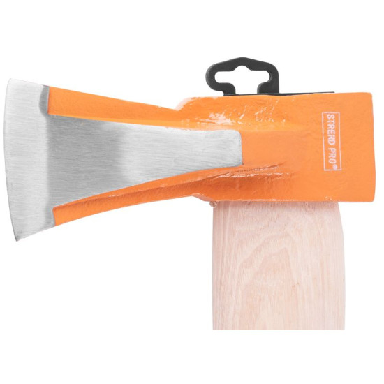 Splitting Axe 2000g Strend Pro, wooden hickory handle 800mm, professional