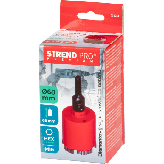 Strend Pro Premium Jigsaw, 68x68 мм, резьба M16, 5 зубов, коронка, резак