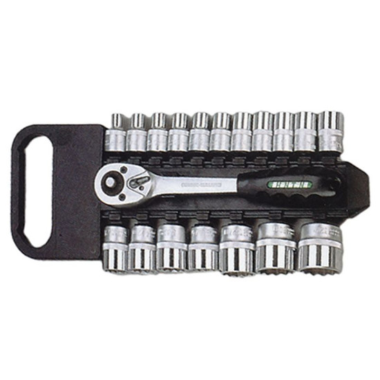 Набор автомобильный 19 шт. Honiton, 1/2", (8-19 мм)