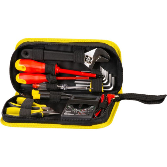 Набор инструментов Strend Pro 15шт + мультиметр