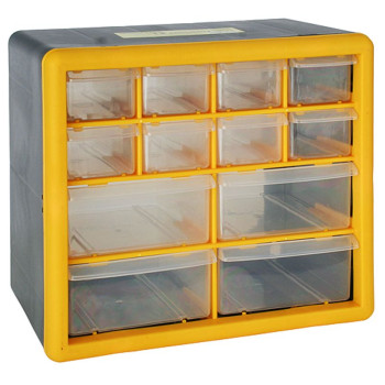 Plastmasas organizators ar 12gb PVC kastēm 265x160x235mm Strend Pro, maks.12kg Plastmasas organizators ar 12gb PVC kastēm 265x160x235mm Strend Pro, maks.12kg
