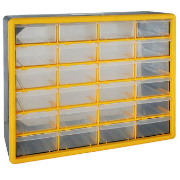 Настенный органайзер Strend Pro SBx3045-C, 24 ящика, 50х16х39 см, макс. 28 кг