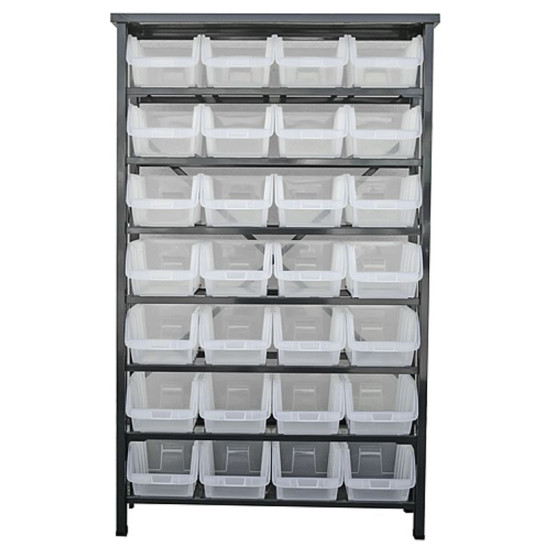Panel with PVC boxes 1500x940x30mm (38pcs extra big plastic boxes)