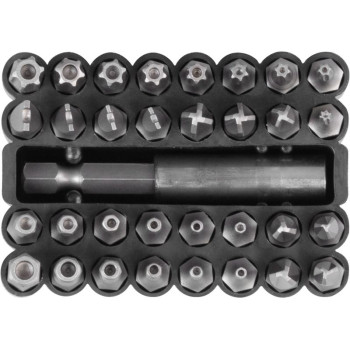 Набор бит 33 шт. Strend рro , Cr-V, биты+адаптер