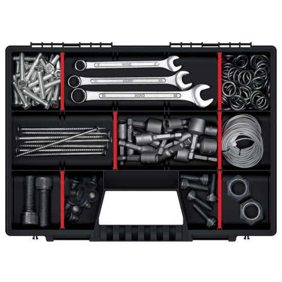 Plastmasas čemodāna instrumentu kaste NOR 650x290x390mm