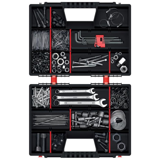 Instrumentu kaste NOR DUO 390x290x130mm