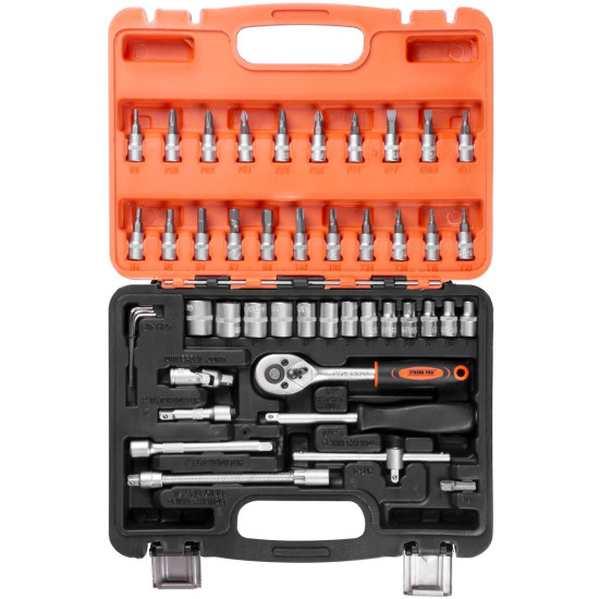 Набор автомобильный Strend рro сUBE 246, 46 шт., 1/4"