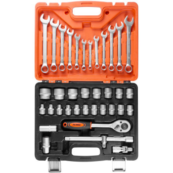 Набор автомобильный Strend Pro CUBE 237, 37 шт., 1/2"