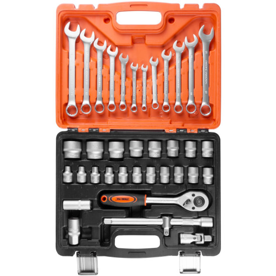 Набор автомобильный Strend Pro CUBE 237, 37 шт., 1/2"