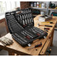 Tools set Strend Pro CUBE 221, 215 pcs 1/2"+1/4"+3/8"