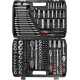 Tools set Strend Pro CUBE 221, 215 pcs 1/2"+1/4"+3/8"