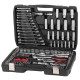 Tools set Strend Pro CUBE 221, 215 pcs 1/2"+1/4"+3/8"