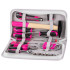 Набор инструментов женский LADIES PINK SET11, 39 предметов, розовый, в сумке