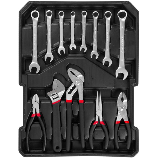 Tools set Strend Pro CUBE 873, 117 pcs
