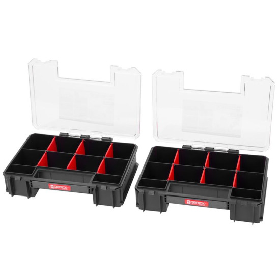 Instrumentu kaste ar 2 organaizerami QBRICK® SYSTEM TWO TOOLBOX Plus + 2 x SYSTEM TWO Organaizers MULTI Instrumentu kaste ar 2 organaizerami QBRICK® SYSTEM TWO TOOLBOX Plus + 2 x SYSTEM TWO Organaizers MULTI
