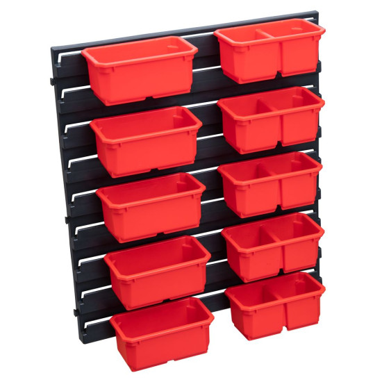 QBRICK® Organizer spare boxes, ONE Organizer M/L, 11-piece set, for the wall
