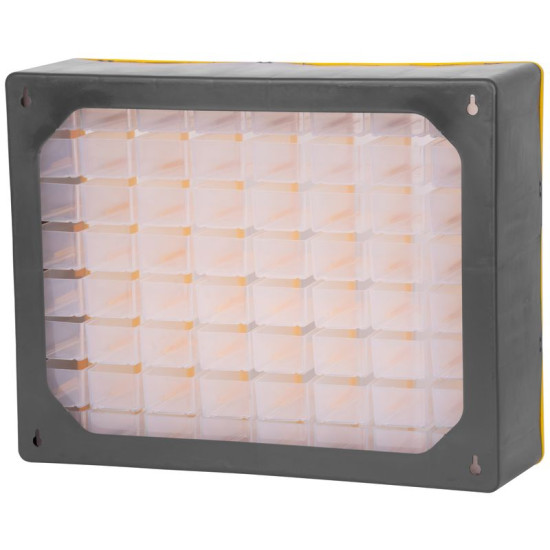 Wall organizer Strend Pro SBx3045-G, 64 drawers