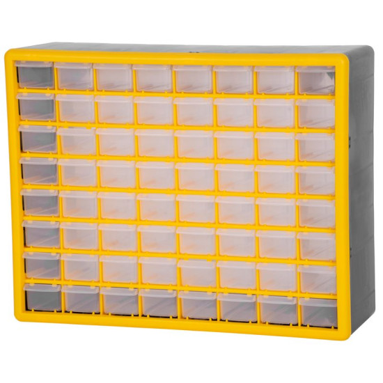 Wall organizer Strend Pro SBx3045-G, 64 drawers