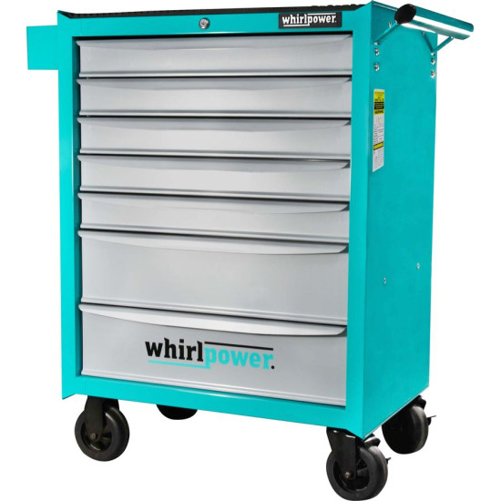 Тележка для мастерской с инструментами whirlpower®, инструментальный шкаф 211, 7 ящиков