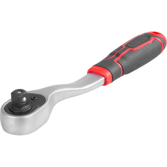 Трещотка Strend Pro Premium ComfortGrip DL300, 1/2", с рычагом, 250 мм, 72z