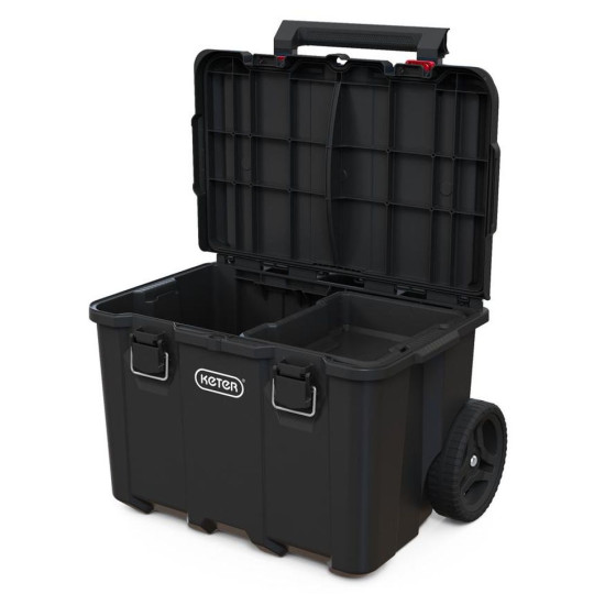 Set of boxes Keter® 250927 Stack'n'roll mobile system, 525x411x694 mm, for tools