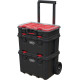 Set of boxes Keter® 250927 Stack'n'roll mobile system, 525x411x694 mm, for tools