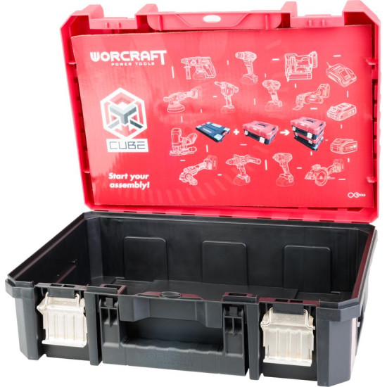 Kaste Worcraft XCUBE100, instrumentiem, 8 lit., maks. 15 kg, 44,5x32x17 cm