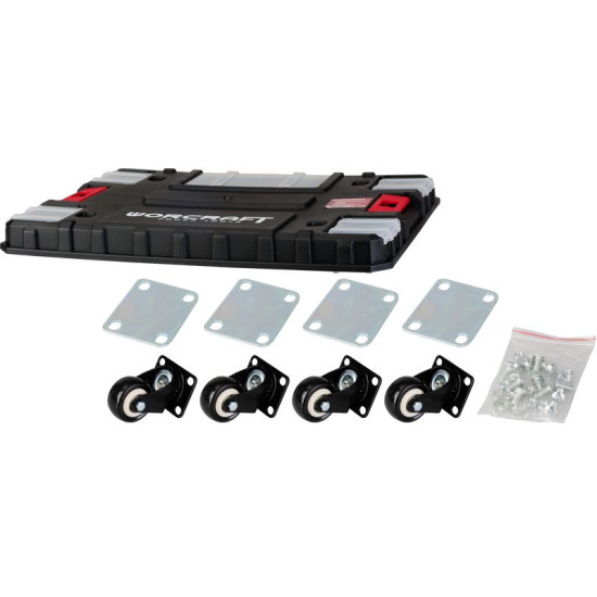 Kaste Worcraft XCUBE200, instrumentiem, platforma, uz riteņiem, 46,7x35,5x4 cm