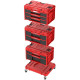 Box QBRICK® System ONE Workshop Red - Cart, 3x Toolbox, 4-piece set of tool boxes
