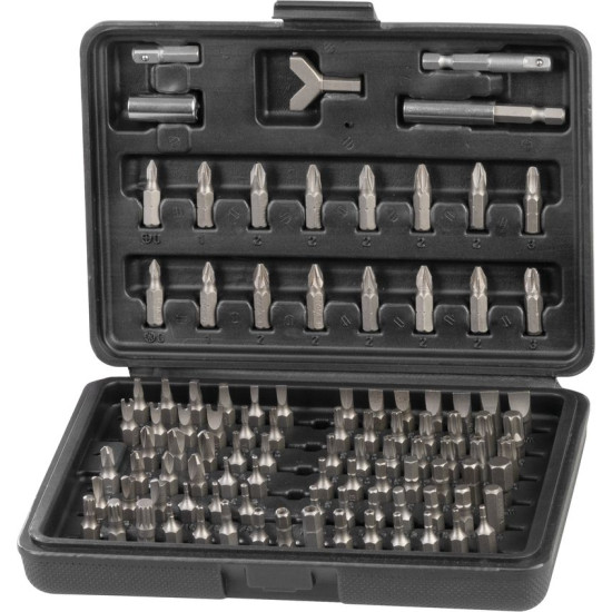 Strend Pro uzgaļu komplekts, 100 gab., futrālī