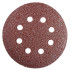 Sanding disc KONNER D38 125 mm, P100, 8 holes, pkg.10 pcs