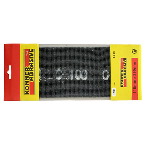 Slīpēšanas siets KONNER 93x290 mm (5 gab.) G120